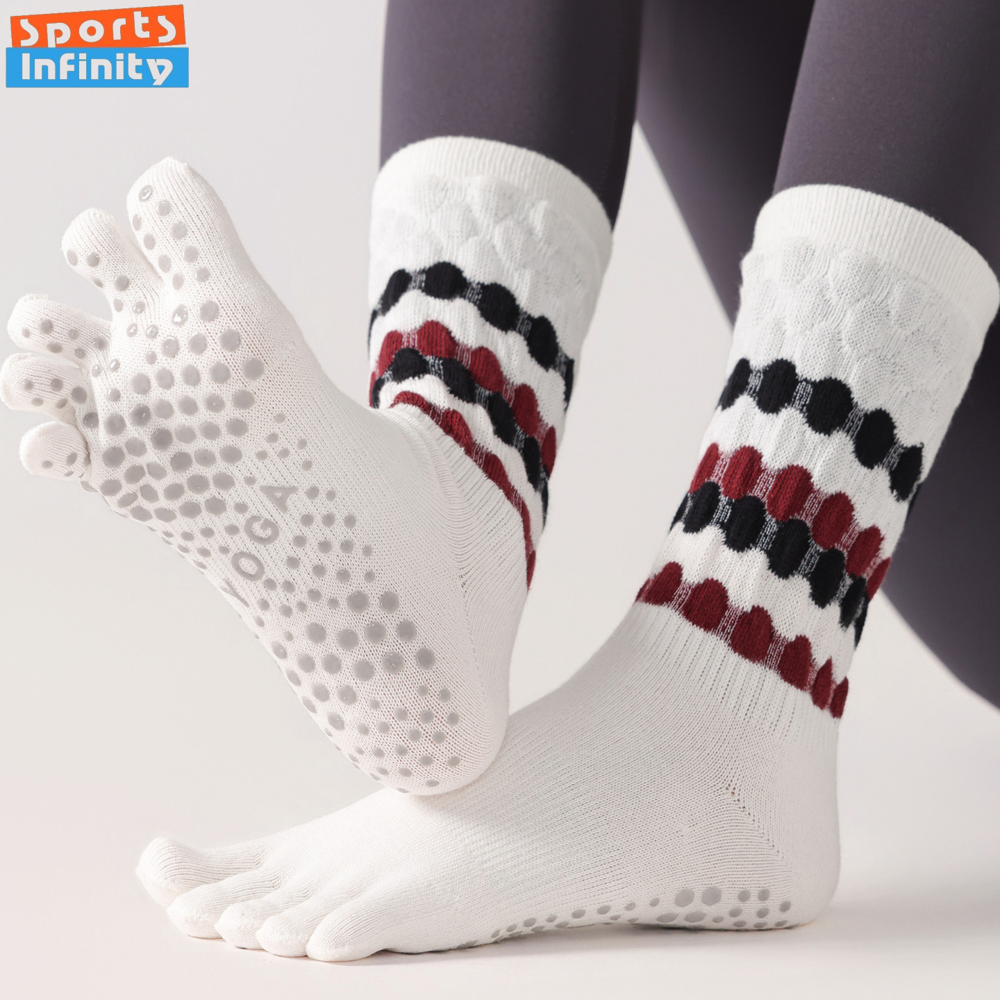 Toe Sock Split - Calzini da yoga a cinque dita