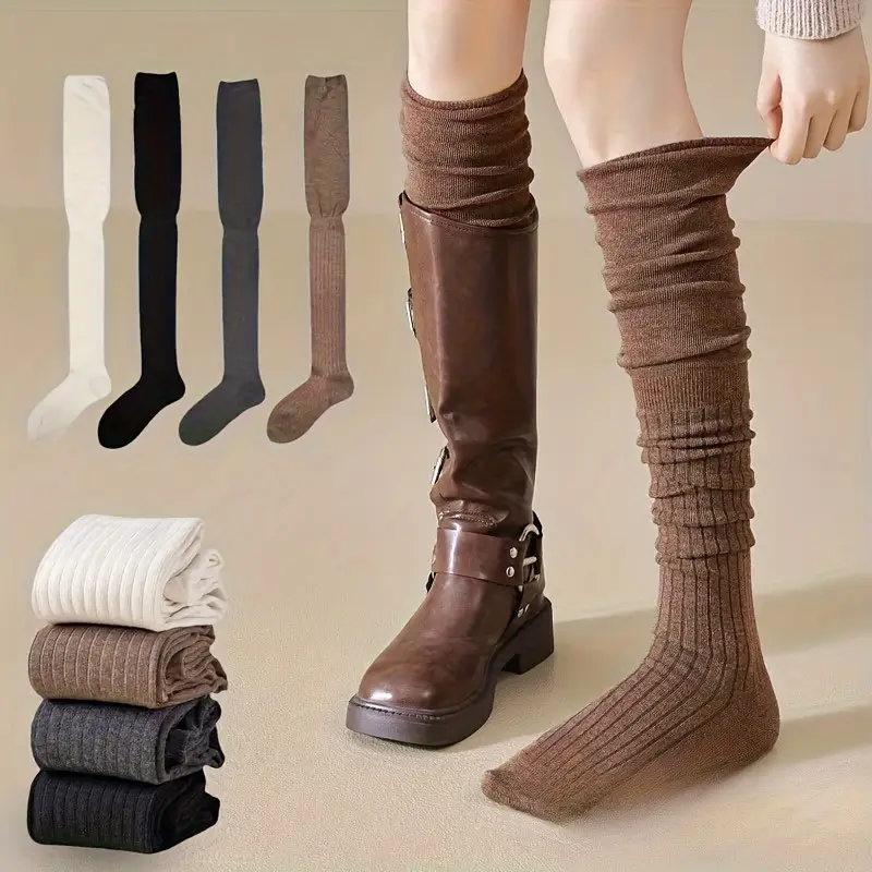 Boot Sock Slouchy - 1-10 paia di calzini alti sopra