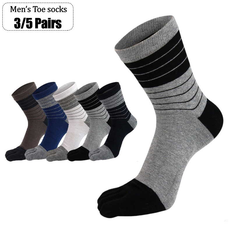 Toe Sock Split - 3/5 Paia di Calzini da Uomo