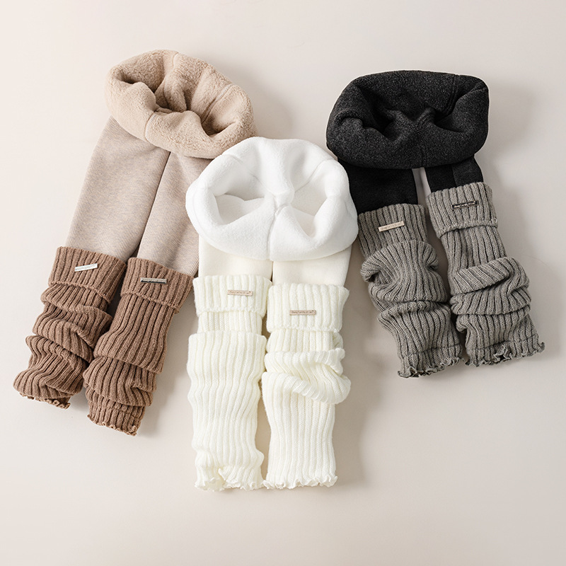 Boot Sock Slouchy - Leggings termici ispessiti per bambini Calzini
