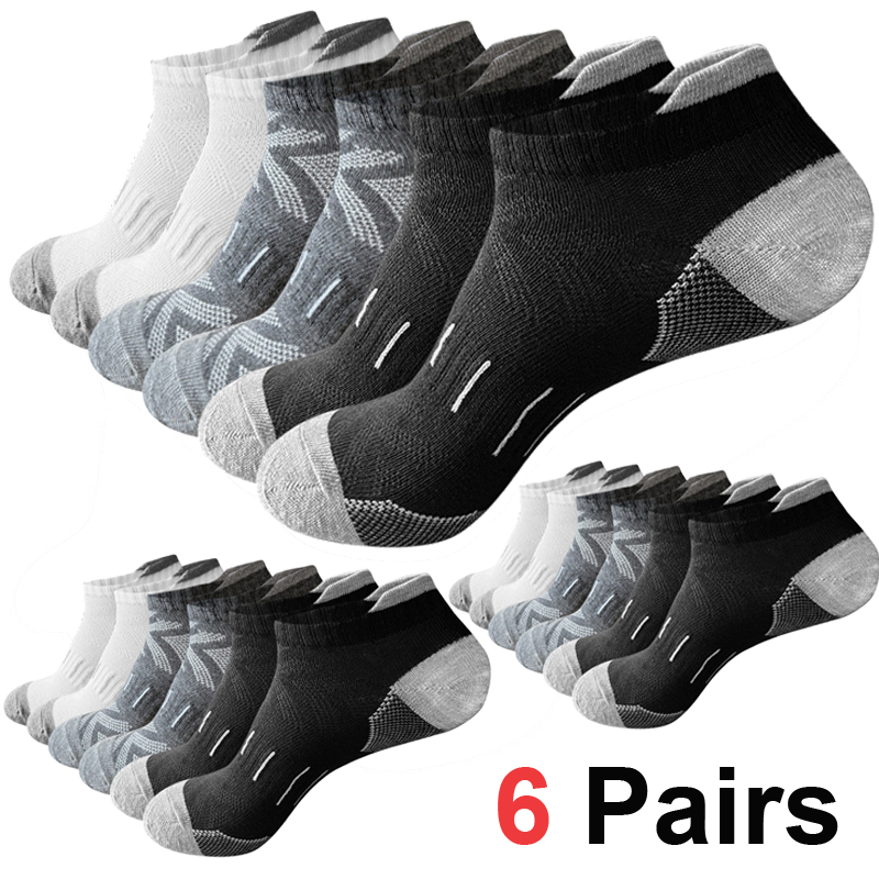 Ankle Sock Low Cut - 6/12 paia di calzini sportivi imbottiti