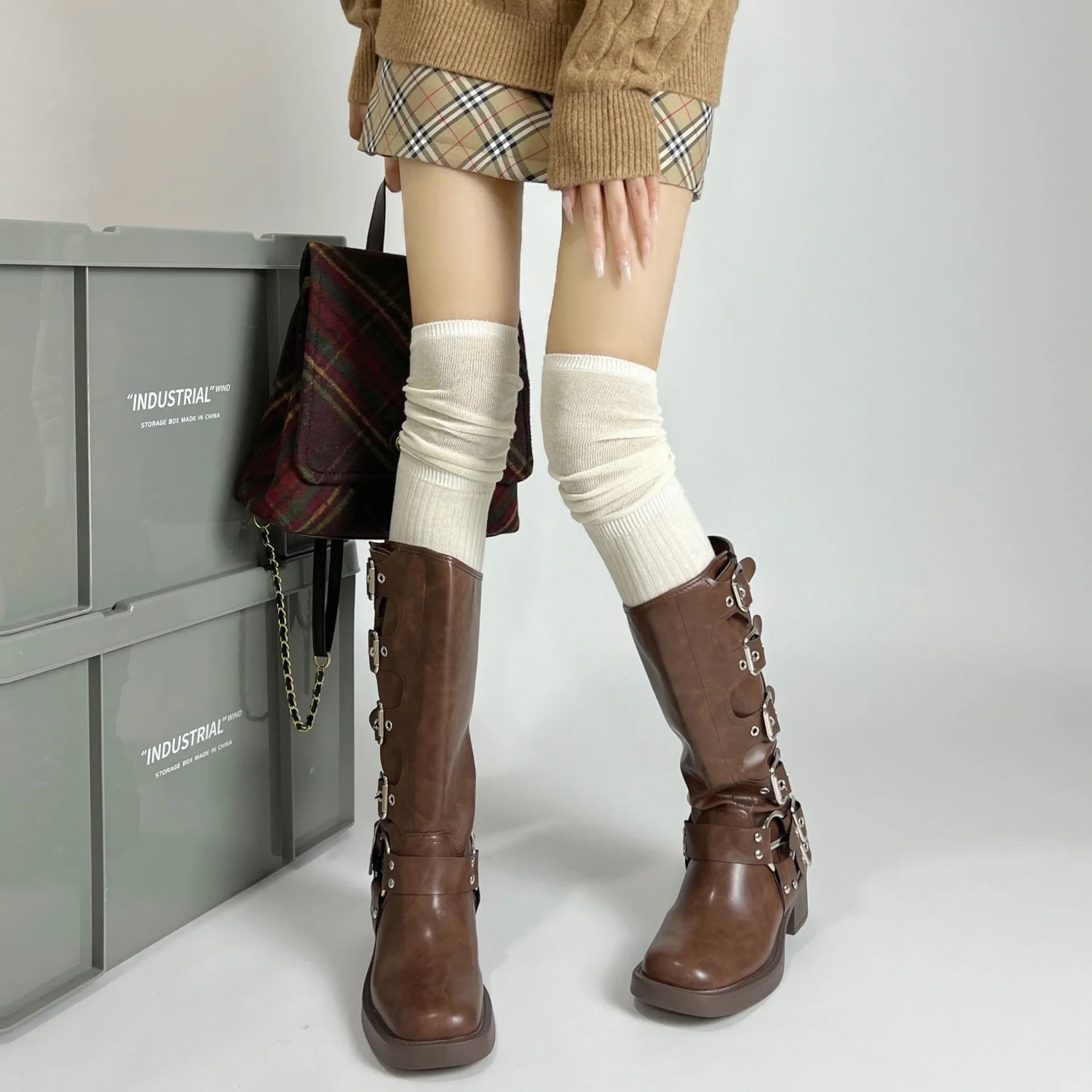 1-10 paia di calzini alti sopr - Boot Sock Slouchy recensione e prezzo