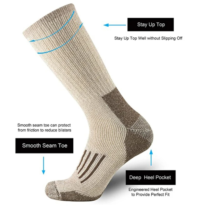 Calzini 80% Lana Caldi e Spess - Wool Hiking Sock recensione e prezzo