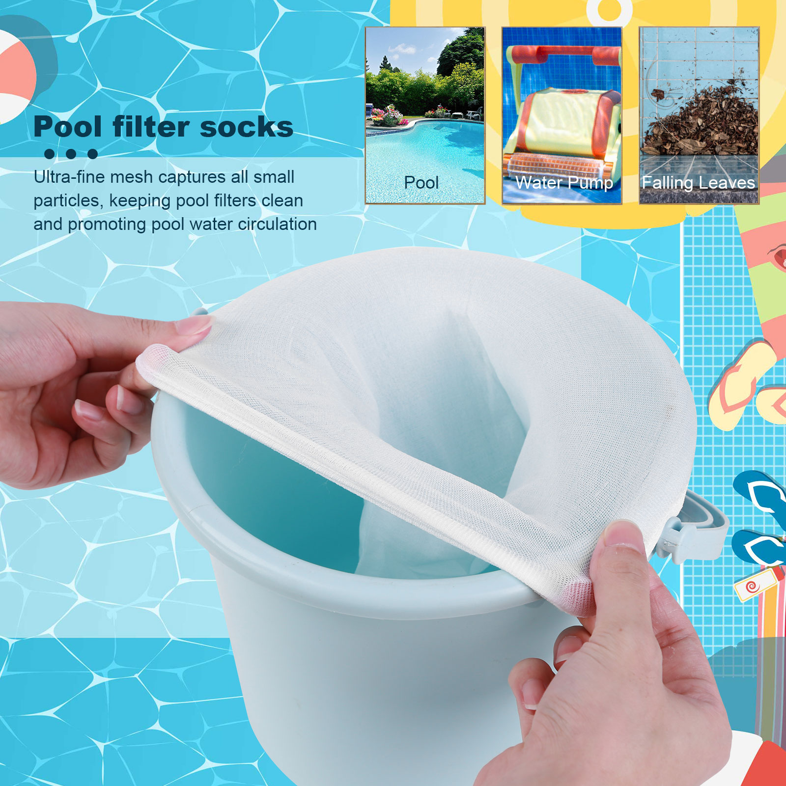 100-5PCS Piscina Skimmer Calzi - Sock Organizer Tray recensione e prezzo