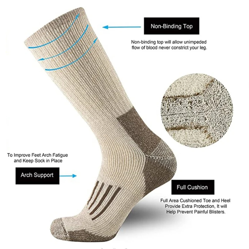 Calzini in lana 80% addensati  - Wool Hiking Sock recensione e prezzo