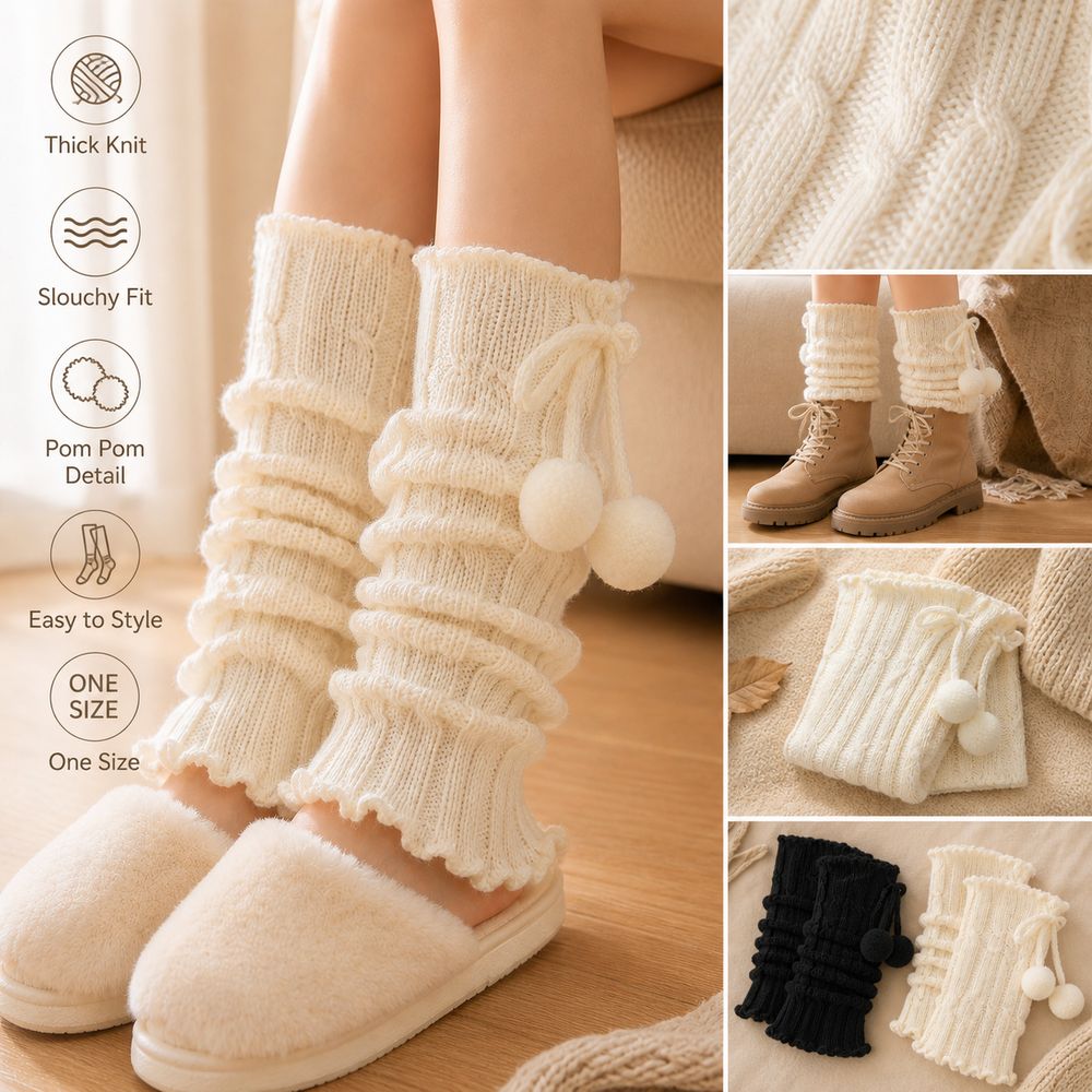 Scaldamuscoli in maglia con bo - Boot Sock Slouchy recensione e prezzo